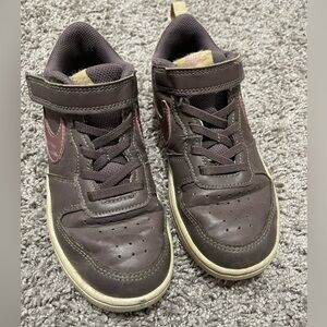 Nike Kids leather Brown Sneakers